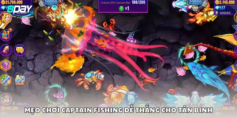 Tips giúp tân binh chơi Captain Fishing thắng lớn