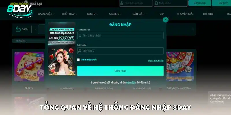 Giới thiệu chung về cơ chế đăng nhập tại 8Day