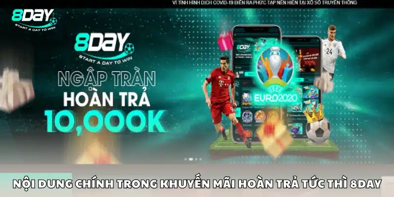 Các điểm nổi bật trong chương trình hoàn trả tức thì 8Day